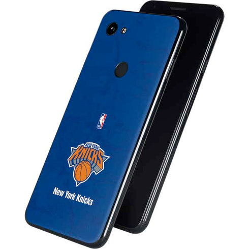 NBA New York Knicks Distressed Google Pixel 3a Skin